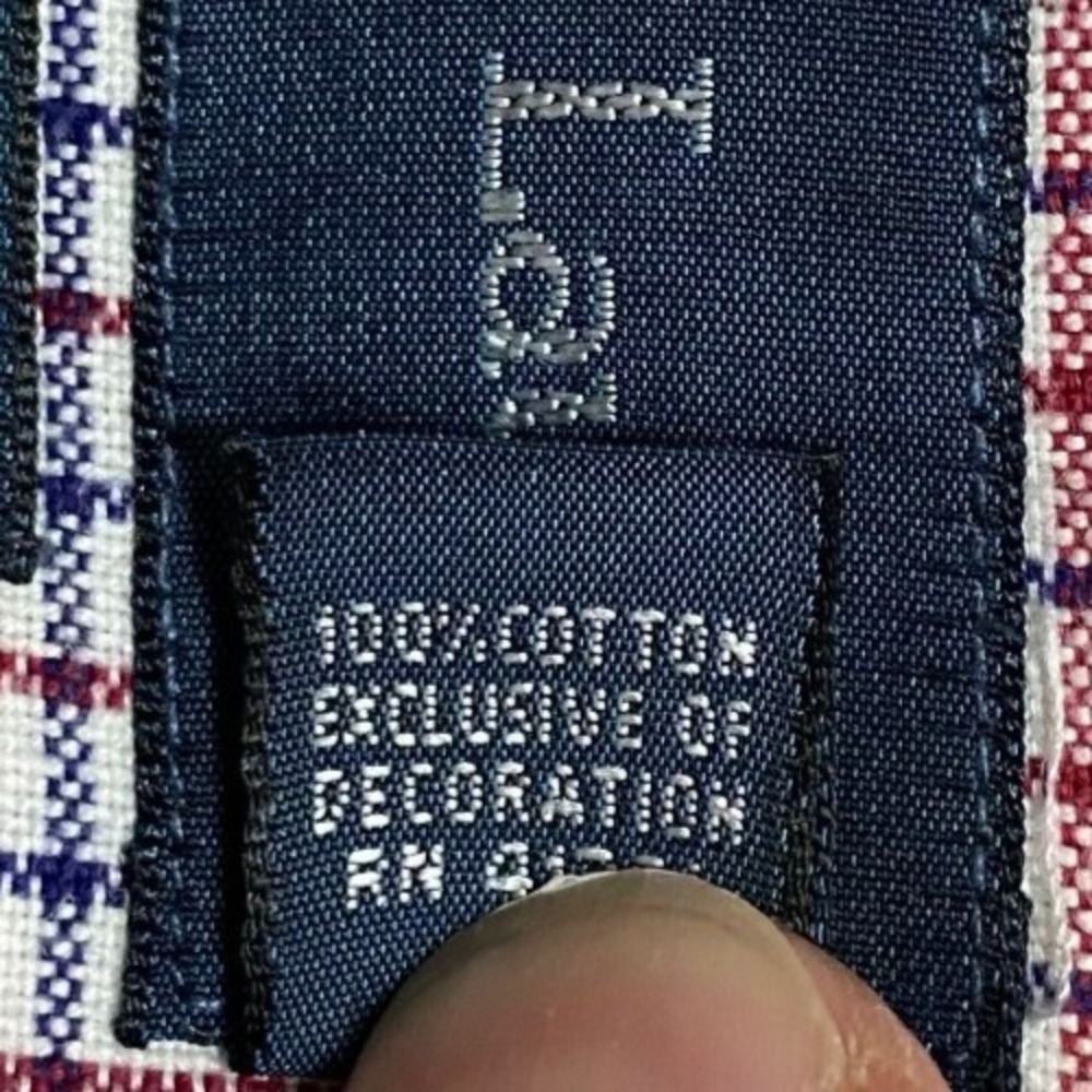 Ralph Lauren Mens XXL Classic Fit White Check Long Sleeve Blue Button Down Shirt - Picture 5 of 7